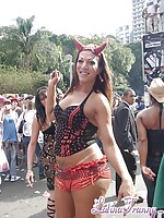 Gay Parade in Sao Paulo Brazil 2008 with Nikki Montero